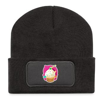 Eis, Eiscreme - Recycled Patch Beanie - dark grey - Front