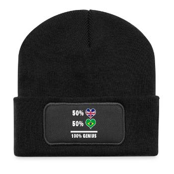 Brésil et Grande-Bretagne 100% Genius Flag - Beanie recyclé à patch - noir - Devant