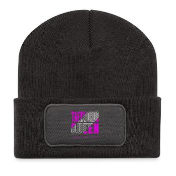 Taekwondo Queen - Recycled Patch Beanie - dark grey - Front