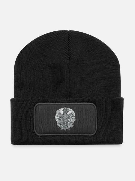 Duck totem - Recycled Patch Beanie - black