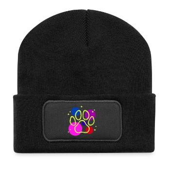 Animaux de compagnie Animaux de compagnie préférés - Beanie recyclé à patch - noir - Devant