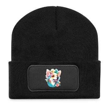 Corgi - Recycled Patch Beanie - black - Front