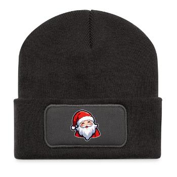 Santa Claus - Recycled Patch Beanie - dark grey - Front