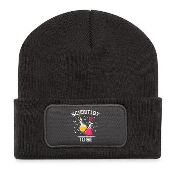 Career Scientist Statement Job Profession Success - Recycled Patch Beanie - dark grey - Front