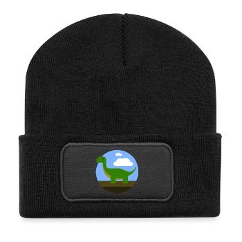 Dino - Recycled Patch Beanie - black - Front