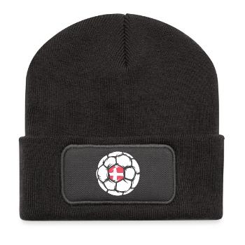 Team Handball Denmark EC Ball Handball Logo - Recycled Patch Beanie - dark grey - Front