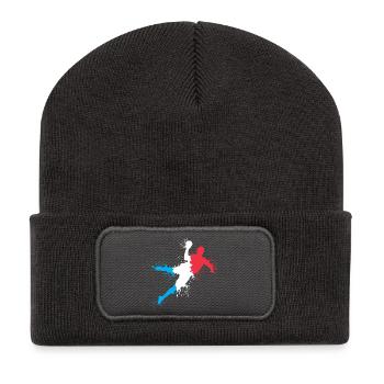 Handball Team France Handball Player Explosion European Championship - Recycled Patch Beanie - dark grey - Front
