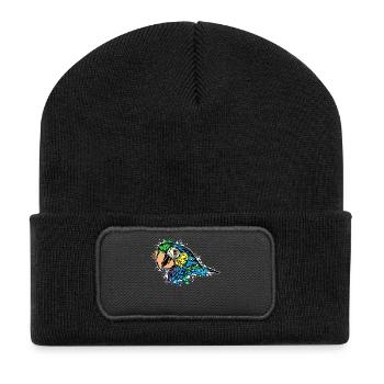 Perroquet, Oiseau, Animal, Zoo, Amoureux Des Oiseaux, Afrique - Beanie recyclé à patch - noir - Devant