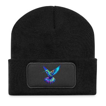 Hummingbird - Recycled Patch Beanie - black - Front