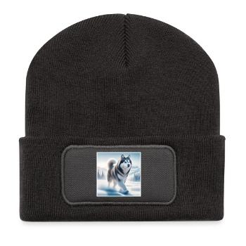 Husky - Recycled Patch Beanie - dark grey - Front