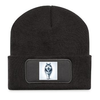 Husky - Recycled Patch Beanie - dark grey - Front