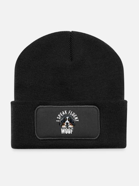 Berner Sennenhund - Recycelte Patch Beanie - Schwarz
