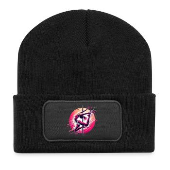 Pole Dance Dynamics Pink Gift - Recycled Patch Beanie - black - Front