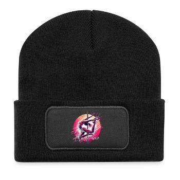 Pole Dance Dynamics pink gift - Recycled Patch Beanie - black - Front