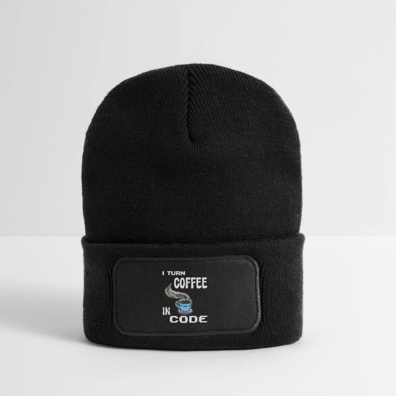 Développeur Computergeek Programmeur d’instructions Beanie recyclé à patch