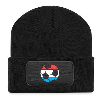 Team Netherlands Ball Symbol Tournament Winner Logo - Recycled Patch Beanie - black - Front