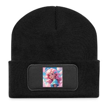 Girl - Recycled Patch Beanie - black - Front