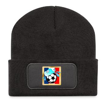 France Summer Football - Recycled Patch Beanie - dark grey - Front
