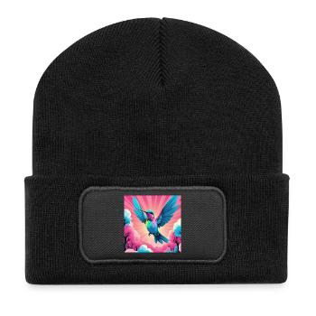 Hummingbird - Recycled Patch Beanie - black - Front