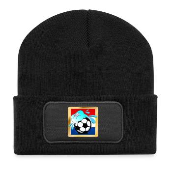 HOLLANDE - FOOTBALL HOT SUMMER PAYS-BAS - Beanie recyclé à patch - noir - Devant