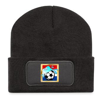 HOLLANDE - FOOTBALL HOT SUMMER PAYS-BAS - Beanie recyclé à patch - charbon - Devant