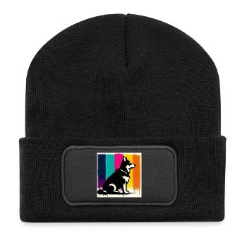 Dog - Recycled Patch Beanie - black - Front