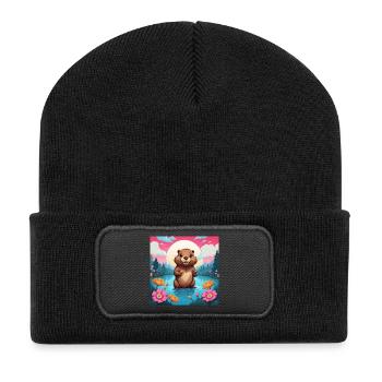 Bieber am See - Recycled Patch Beanie - black - Front