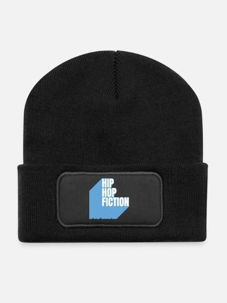 Hip Hop Fiction - Recycled Patch Beanie - black