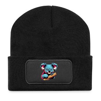 Koala - Recycled Patch Beanie - black - Front