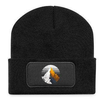 Gradient Peak Summit - Recycled Patch Beanie - black - Front