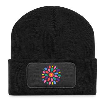 HAPPY BIRTHDAY. HAPPY BIRTHDAY. CONGRATULATIONS - Recycled Patch Beanie - black - Front