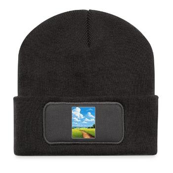Chilterns Aonb Voyage Affiche Souvenir Peinture WPA - Beanie recyclé à patch - charbon - Devant
