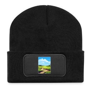 Kiawah Island Golf Club Reiseposter Souvenir WPA - Recycelte Patch Beanie - Schwarz - Vorne