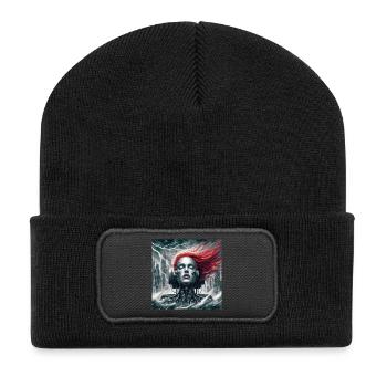 La Mégapole - Beanie recyclé à patch - noir - Devant