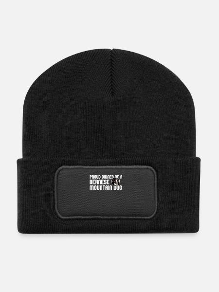 Bouvier bernois - Beanie recyclé à patch - noir