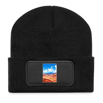 Great Sand Dunes National Park Colorado Travel WPA - Recycled Patch Beanie - black - Front