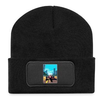 Circuit de Sao Paulo Motorsport Race Brésil Voyage - Beanie recyclé à patch - noir - Devant