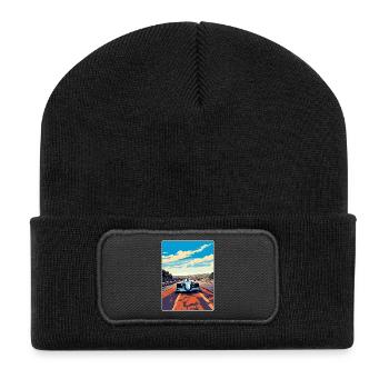 Nurburg Circuit Motorsport Race Germany Race - Recycled Patch Beanie - black - Front