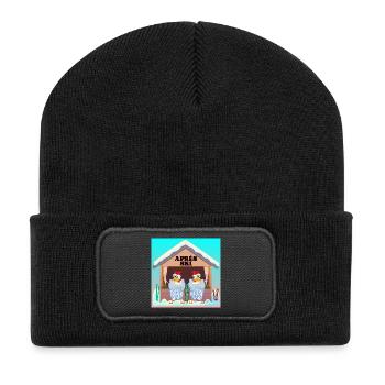 APRÈS SKI - POULET D’HIVER VOLAILLE - Beanie recyclé à patch - noir - Devant