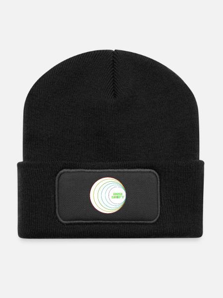 Red Shift - Recycled Patch Beanie - black