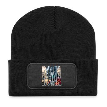 ROMA - Recycled Patch Beanie - black - Front