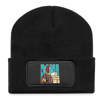 ROMA - Recycled Patch Beanie - black - Front