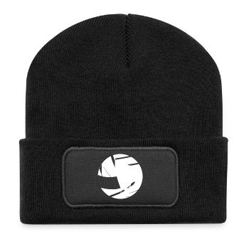 Volleyball Comic Look - Recycled Patch Beanie - black - Front