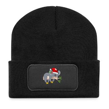 OURS KOALA DE NOËL - Beanie recyclé à patch - noir - Devant