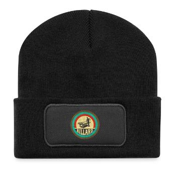 Vintage Design Billiard - Recycled Patch Beanie - black - Front