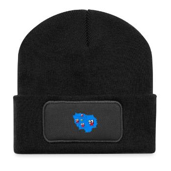 Région île de france - Beanie recyclé à patch - noir - Devant