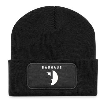 100 ans de l'école de design Bauhaus - Logo du Bau - Beanie recyclé à patch - noir - Devant