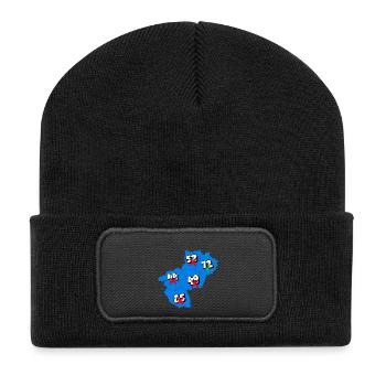 Région pays de la loire - Beanie recyclé à patch - noir - Devant