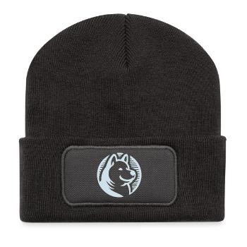 Flocon de neige - Beanie recyclé à patch - charbon - Devant