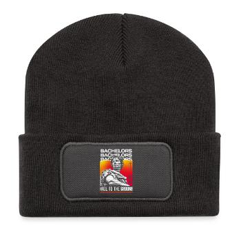 Hail to the Groom - Bachelor Party - Recycled Patch Beanie - dark grey - Front
